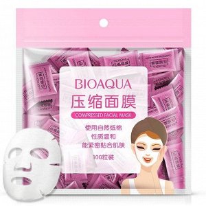 Маски для лица Bioaqua Compressed Facial Mask 100 шт.