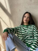 СВИТШОТ «АЛЕСТА» (ЗЕЛЕНЫЙ) ONE SIZE ТУРЦИЯ