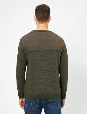 KOTON Узорчатый вязаный свитер