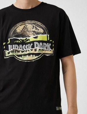 KOTON Футболка Jurassic Park с лицензионным принтом