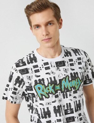 Рик и Морти футболка с лицензионным принтом