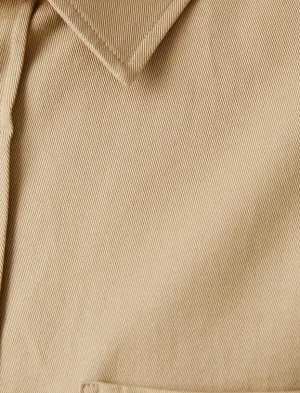 Рубашка классического кроя из хлопка