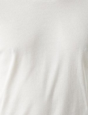 KOTON Базовая футболка с длинным рукавом