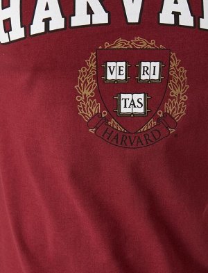 KOTON Гарвардская футболка с принтом по лицензии
