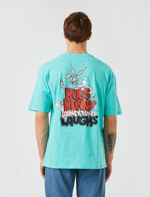 Оверсайз-футболка Bugs Bunny с лицензионным принтом