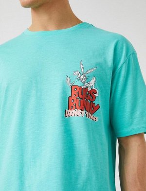 Оверсайз-футболка Bugs Bunny с лицензионным принтом