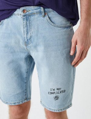 KOTON Удобные джинсовые шорты из хлопка