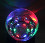 Восьмиугольный светящийся бокал для виски Bubble Rocks,