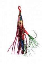 Октопус оснащённый JpFishing Assist Hook 5&quot; (1шт, 12,5см, #7/0, color 012)