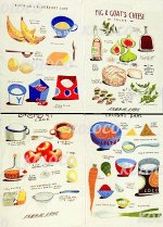 Полотенце махровое &quot;Кухня&quot; 40*60 на картонке