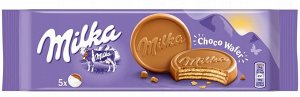 Хрустящие вафли покрытые молочным шоколадом Milka Choco Wafer / Милка Вафер 150 гр