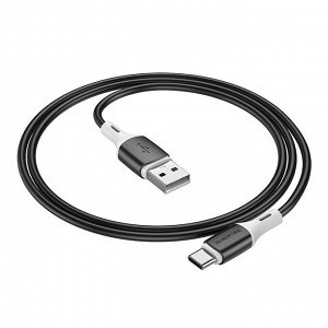 USB кабель Borofone &quot;Silicone Chaging&quot; Type-C 3A, 1 м