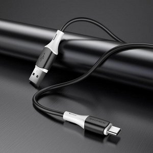 USB кабель Borofone "Silicone Chaging" Type-C / 3A, 1 м