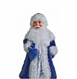 Дед Мороз шуба синяя с позументом (Бирюсинка)