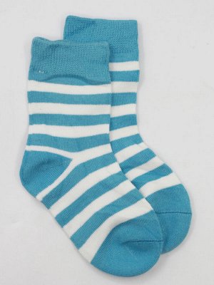 Детские носки -  4-6 лет 16-20 см. Комплект 5 пар "Голубые"