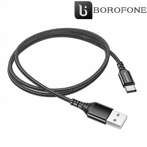 USB кабель Borofone "Ultra Bright" Type-C / 3A, 1 м