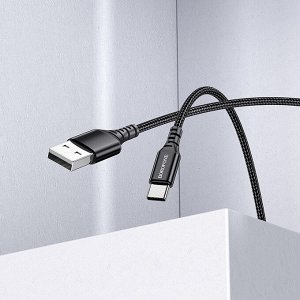 USB кабель Borofone "Ultra Bright" Type-C / 3A, 1 м