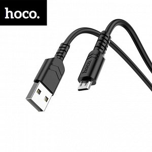 USB кабель Hoco "Fortune" MicroUSB / D4,5 мм, 2.4A, 1 м