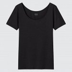 UNIQLO Heattech - нательная термо-футболочка - черный