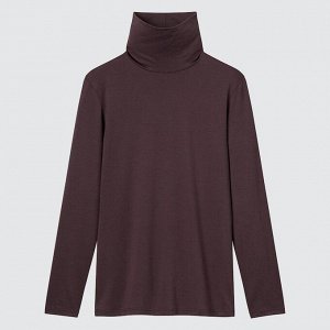 Нательная водолазка UNIQLO Heattech — BROWN