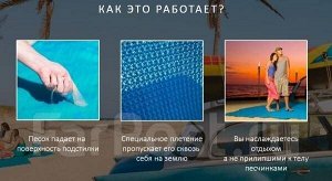 Пляжный коврик «Антипесок» Sand Free Mat 200x200 см