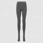 UNIQLO Heattech Extra Warm - очень теплые колготки - серый