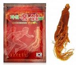 Согревающий пластырь с красным женьшенем KOREAN POWER RED GINSENG, 20шт.