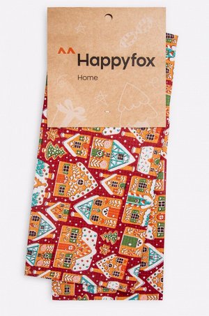 Happy Fox Набор вафельных полотенец с петельками 2шт