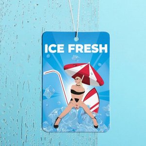 Ароматизатор подвесной Grand Caratt Ice Fresh, картонный