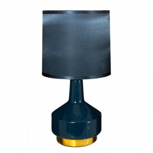 Настольная лампа Берта E14 40Вт синий 14х14х30,5 см RISALUX
