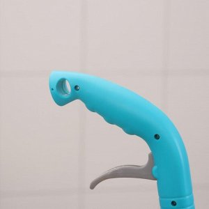 Швабра для мытья пола с распылителем Доляна, насадка микрофибра 25×16 см, металлическая ручка 118 см, цвет МИКС