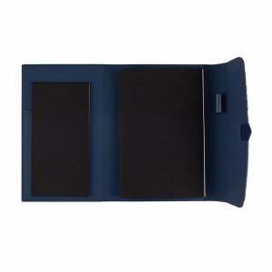 Ежедневник недатированный А5, 136 листов SENATE, обложка искусственная кожа, магнитный хлястик, сменный блок, синий
