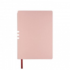Ежедневник недатированный А5, 136 листов MADRID, обложка искусственная кожа, зефирный розовый
