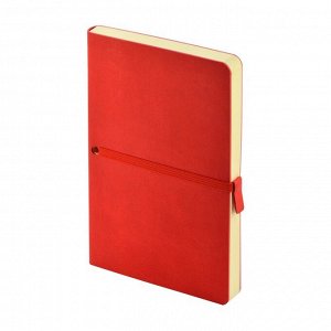 Ежедневник недатированный А5, 136 листов TOKYO, обложка искусственная кожа, красный