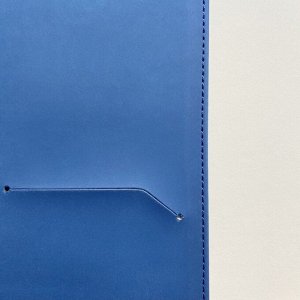 Ежедневник недатированный А5, 136 листов OXFORD, обложка искусственная кожа, сменный блок, синий