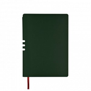 Ежедневник недатированный А5, 136 листов MADRID, обложка искусственная кожа, зелёный