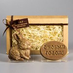 Фигурки 2в1 «Кролик + С новым годом 3»