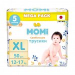 MOMI COMFORT CARE MEGA подгузники-трусики XL (12-17 кг) MEGA, 50 шт НОВИНКА!