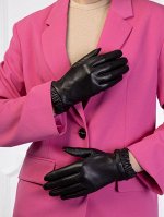 Перчатки женские ш/п IS12556 black #Черный