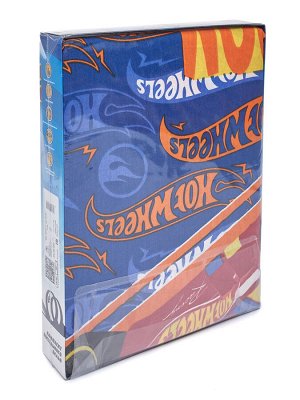 КПБ "Павлинка" "Hot wheels" бязь 1,5 сп. с 1 нав. 70*70 гонки