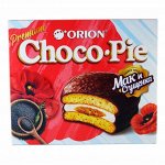 Чоко Пай МАК И СГУЩЕНКА, 12шт*30гр (ORION Choco Pie Premium)