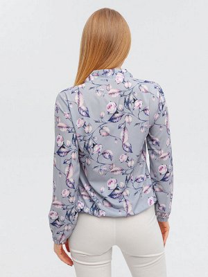 Блуза "Лавик" 5ВП8304Н-ц-рсер розы/серый