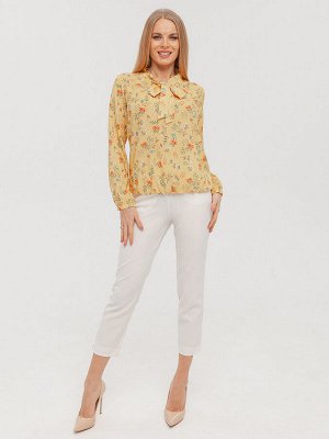Блуза "Лавик" 5ВП8304Н-ц-ж желтый/цветы