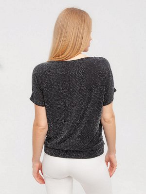 Блуза "Ума" 5ВП4375Н-л-черн люрекс/черный