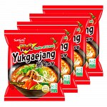 Лапша ЮКЕДЗЯНГ РАМЕН со вкусом острой говядины 120 гр. м/у (Samyang YUKGAEJANG)