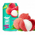 Напиток фруктовый негазированный ЛИЧЖИ 330мл Вьетнам (Vinut LUCHEE juce drink)