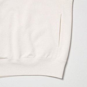 UNIQLO — толстовка с капюшоном - 01 OFF WHITE