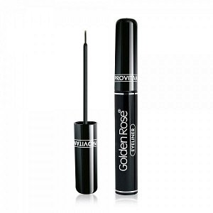 ГОЛДЕН РОУЗ Подводка для глаз VOLUME BLACK EYELINER, черная