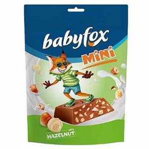 «BabyFox», конфеты шоколадные mini с фундуком, 120 г