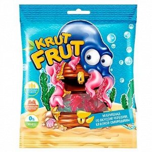 «KrutFrut», мармелад жевательный в форме осьминожек, 100 г